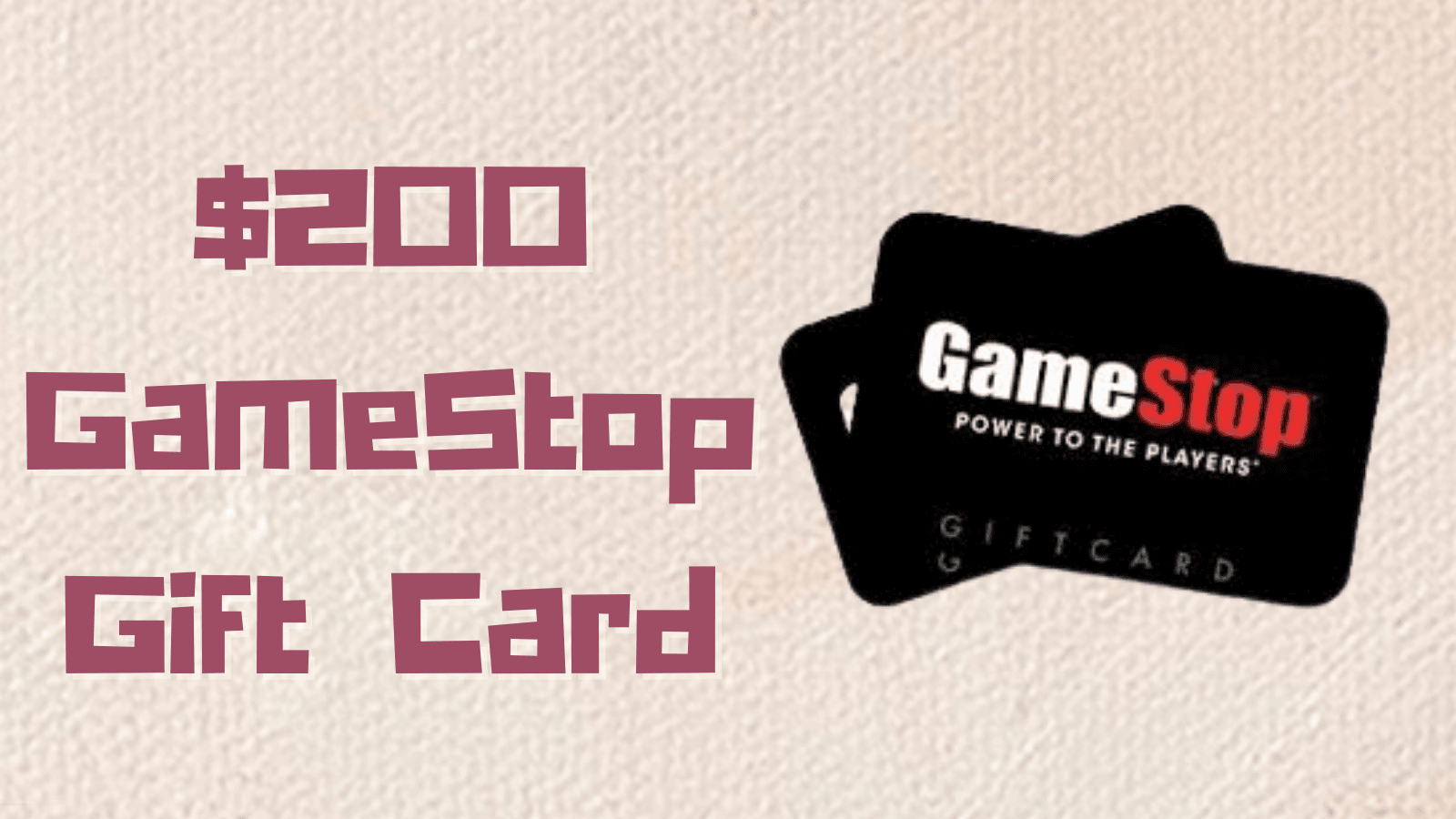 $200 GameStop Gift Card